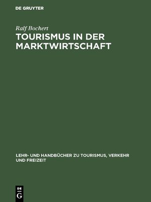cover image of Tourismus in der Marktwirtschaft